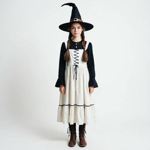 Girl in Pastel Witch Costume
