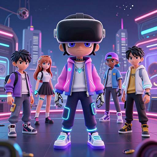 Virtual Reality Manga Character Creation