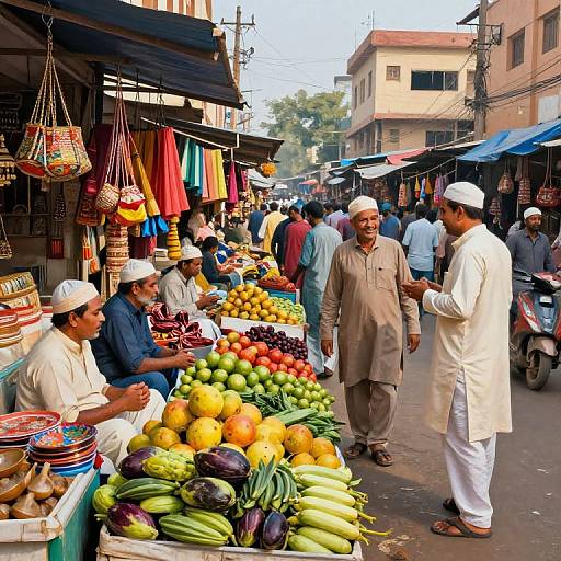 Vibrant Jamshedpur Street Market Scene
