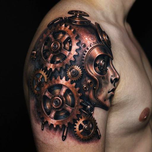 Steampunk Mechanical Tattoos Profile