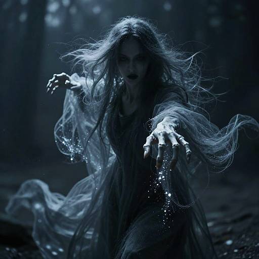 Realistic Spectral Wraith Reaching Forward