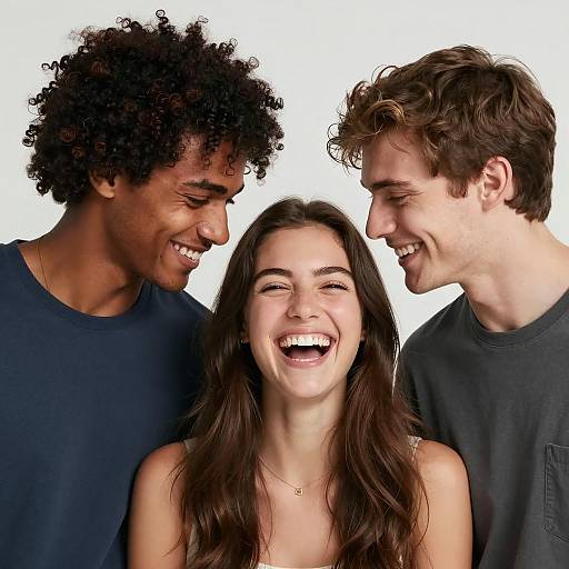 Joyful Gathering of Diverse Friends