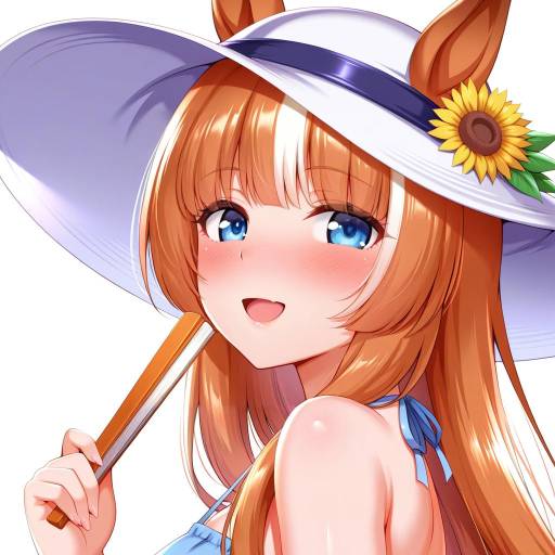 Illustration of Akikawa yayoi (umamusume), umamusume in the style of Zirba