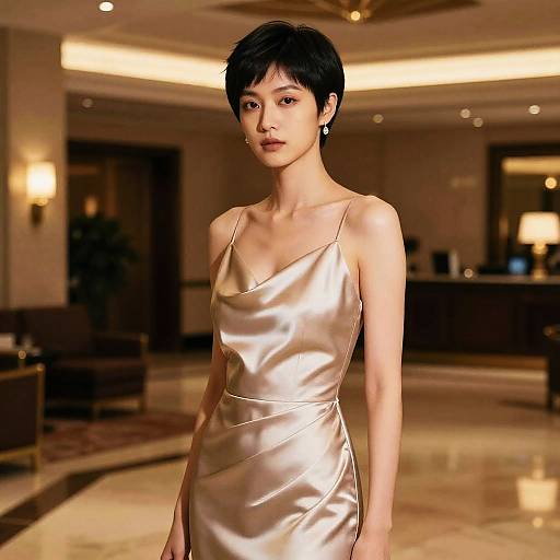 Short Hair Undercut in Luxury Fashion