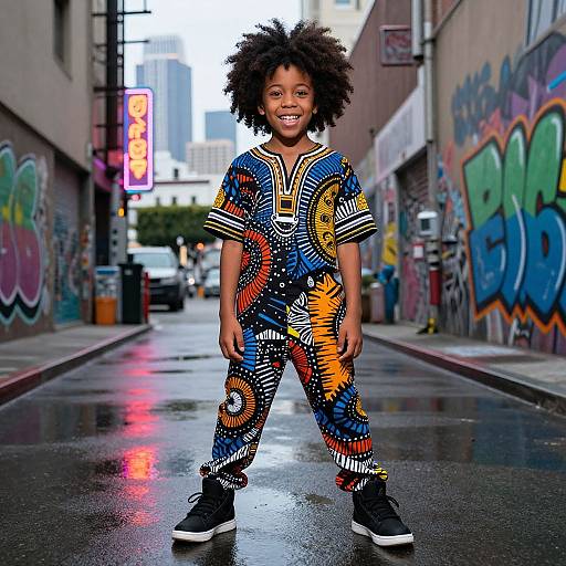 Urban African Fusion Youth Portrait