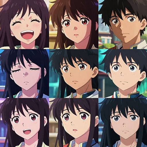 Vibrant AI-Generated Anime Emotions