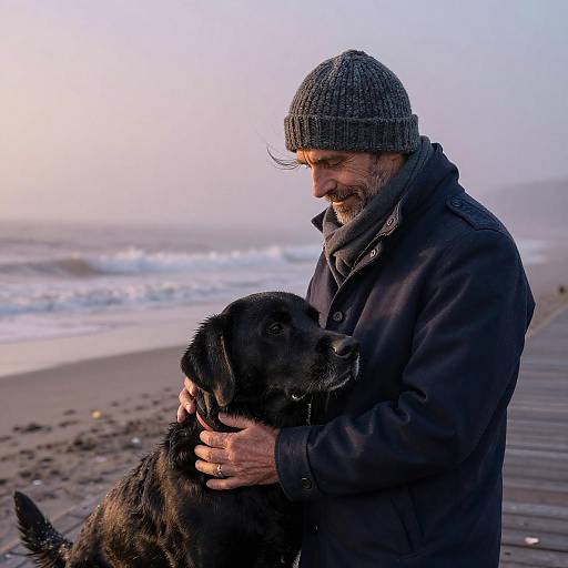 Dawn Embrace on a Coastal Boardwalk