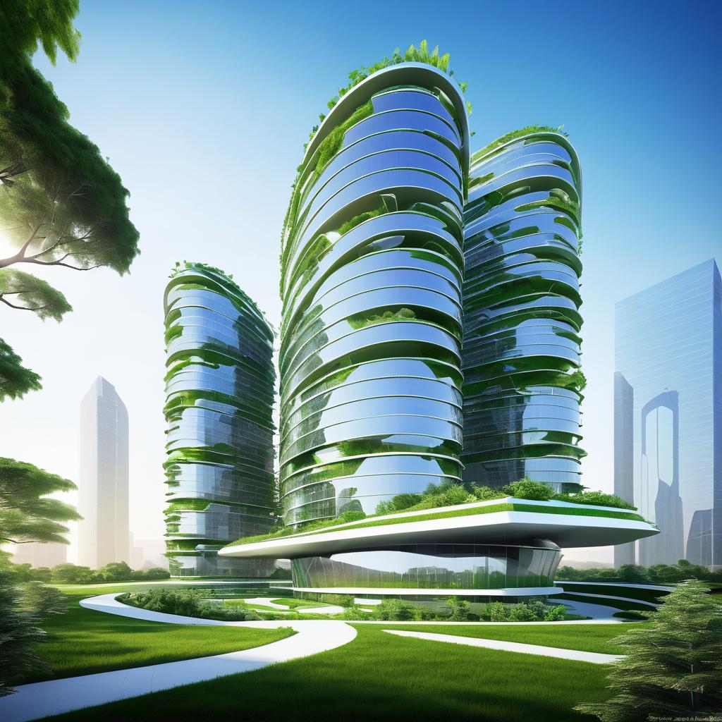 Futuristic EcoSphere Headquarters Design