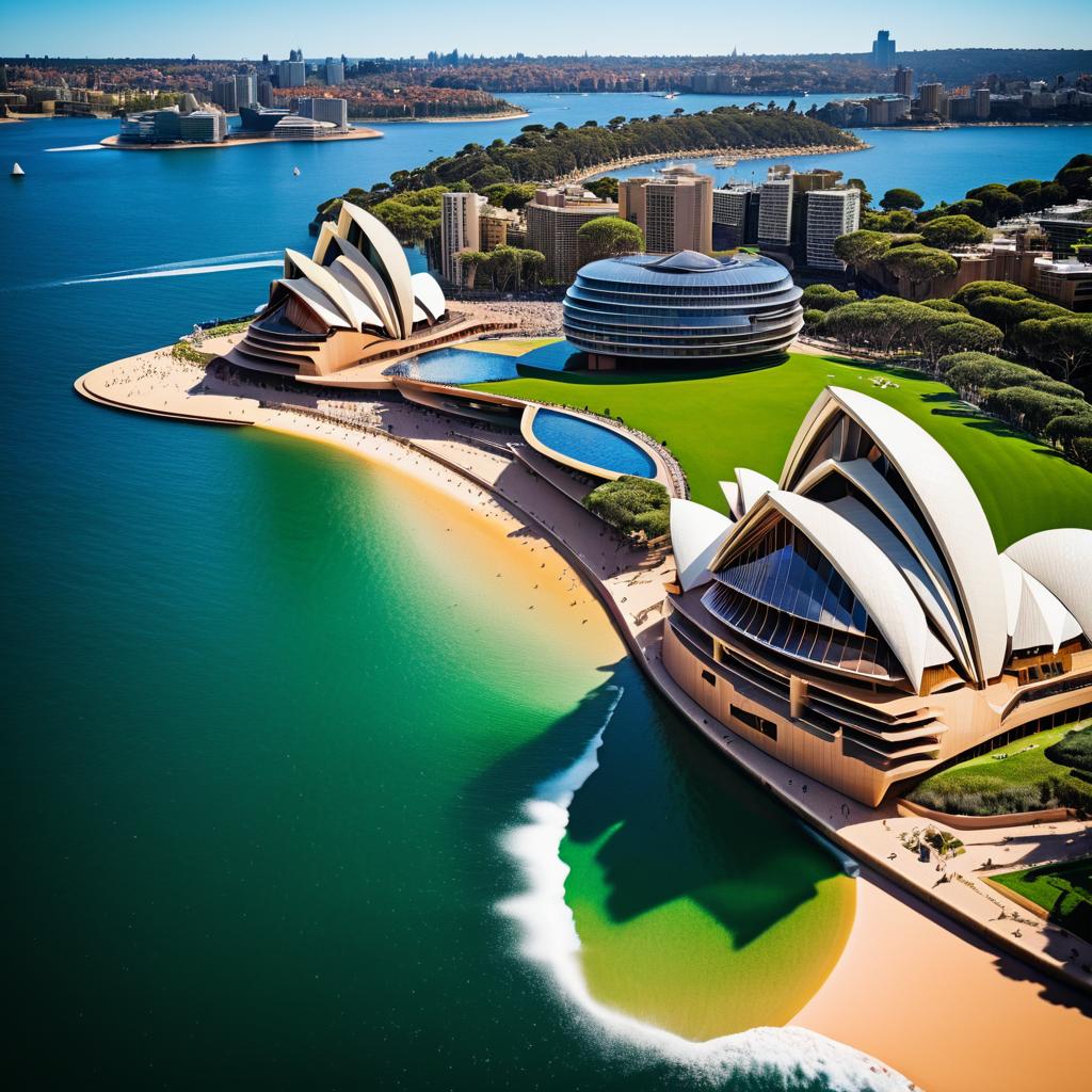 Gaudí-Inspired Sydney Opera House in UHD