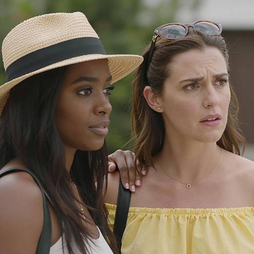 Two Women Sharing a Moment Outdoors