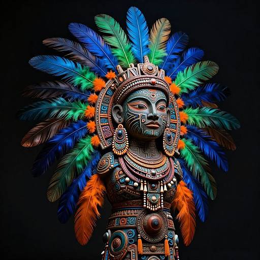 Hyper-Realistic Psychedelic Ayahuasca Totem