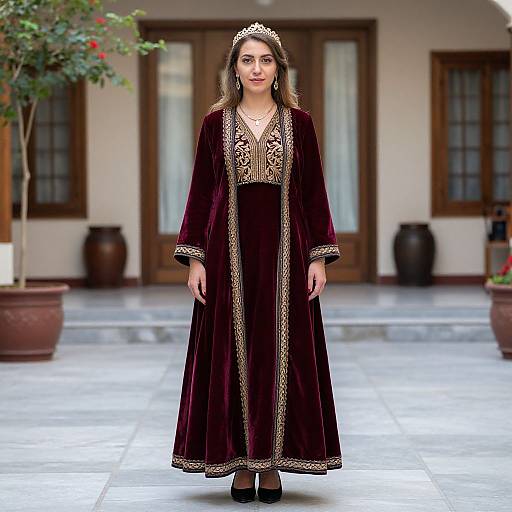 Woman in Traditional Turkish Costume