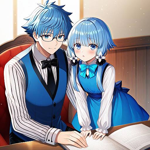 Illustration of Hans christian andersen (fate), fate (series) in the style of Abandon ranka