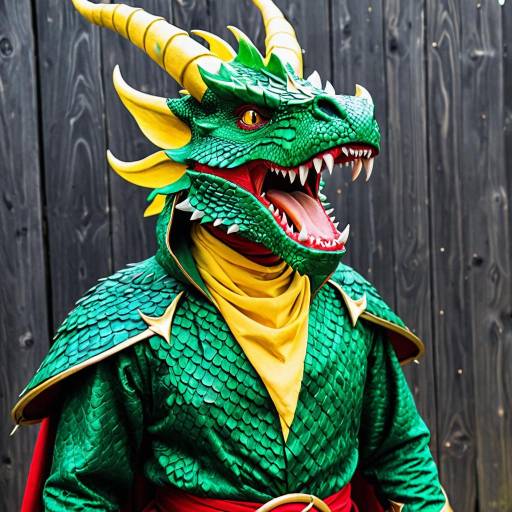 Vibrant Bard Dragon Cosplay Costume Design