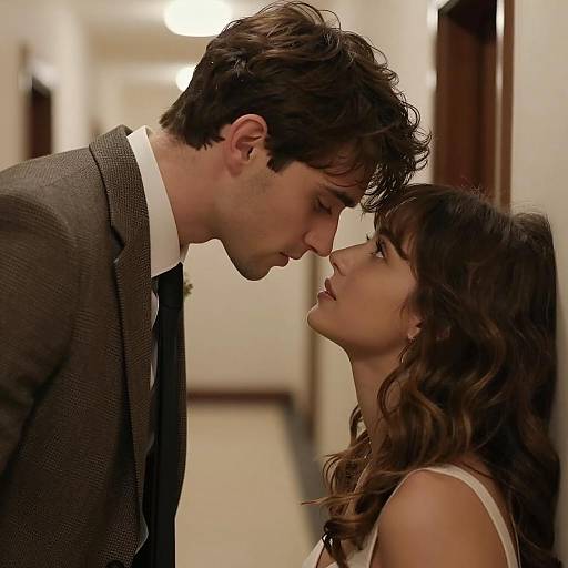 Intimate Moment of Connection