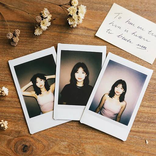 Vintage Polaroid Aesthetic with Nostalgia