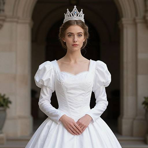 White Queen Costume Through Looking Glass