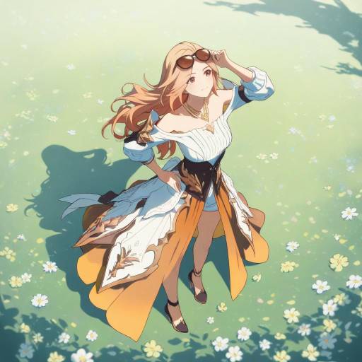 Serene Girl in Meadow from Tales of Arise
