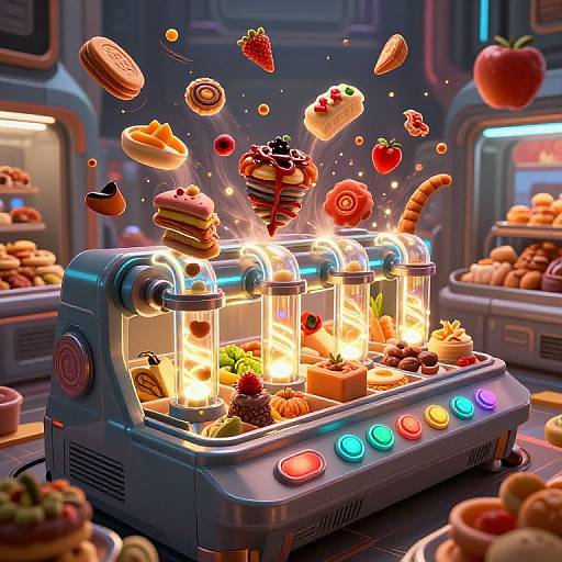 Sci-Fi Food Generator Device