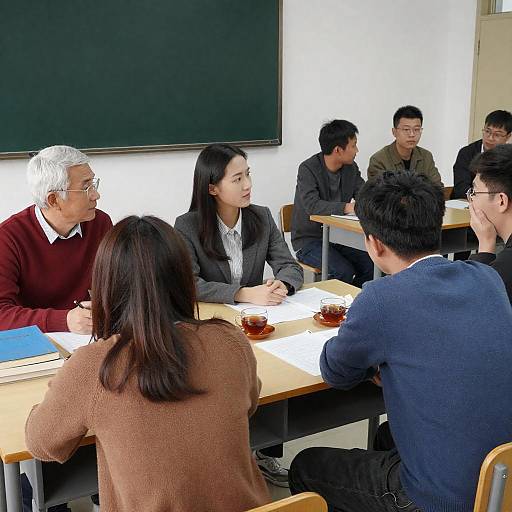 Engaging Classroom Interaction Among Eight People