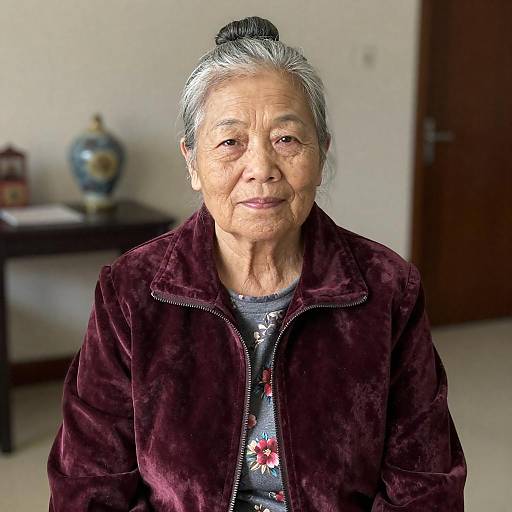 Elegant Portrait of an Older Woman