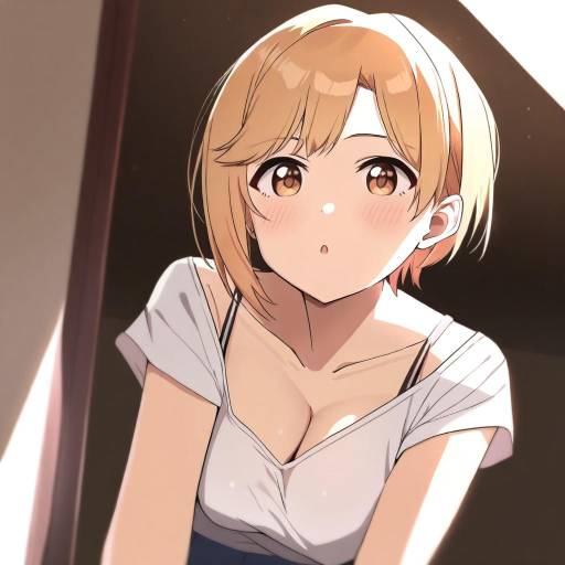 Illustration of Aiba yumi, idolmaster in the style of Ao (flowerclasse)