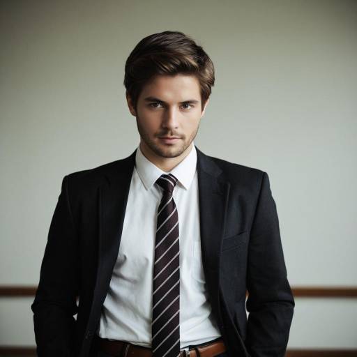 Stylish Young Man in Smart Attire