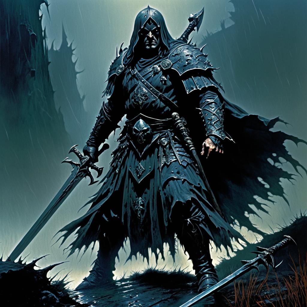 Epic Dark Fantasy of Undead Warrior