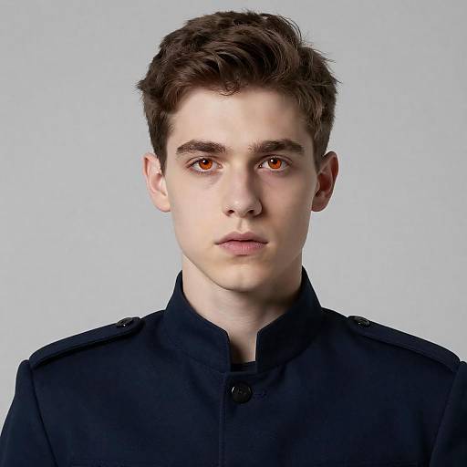 Intense Portrait of a Young Man