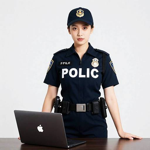 FBI Agent Woman in Uniform