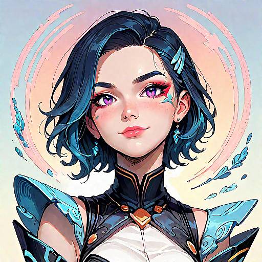 Elegant Female with Gloves and Boots