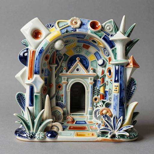 Ultra Realistic Colorful Garden Sculpture Art