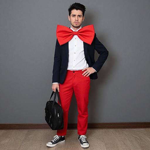 Casual Sexy Male in Silly Costume