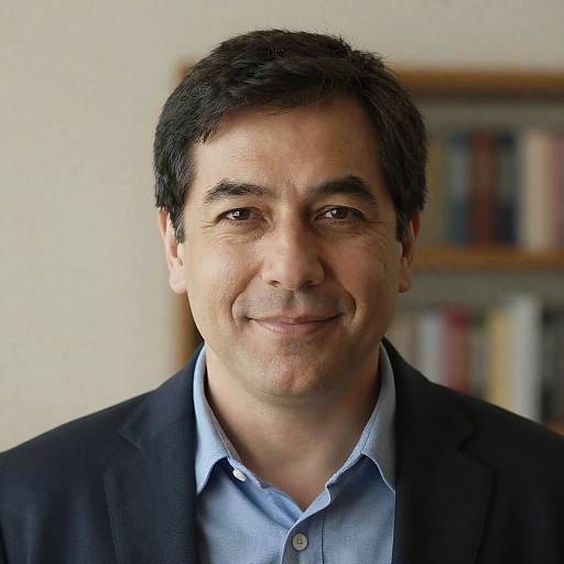 Portrait of a Middle-Aged Man indoors