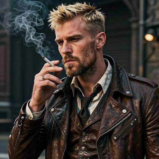 Steampunk Masculine American Journalist