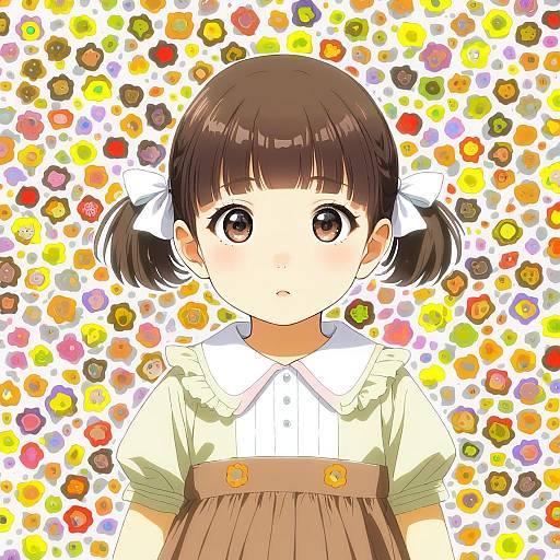 Illustration of Doujima nanako, persona in the style of Unasaka ryou