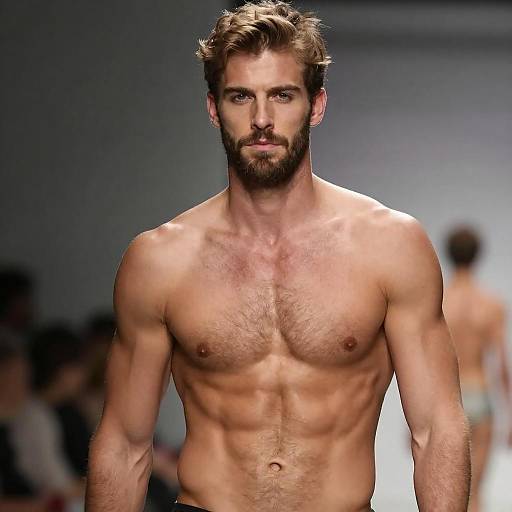 Striking Photograph of a Muscular Man