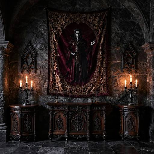 Vampire Medieval-Contemporary Interior Design