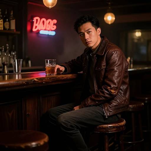 Moody Barfly in Vintage Bar