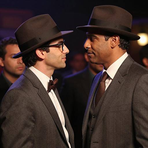 Mysterious Encounter in a Crowded Bar