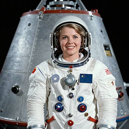 Valentina Tereshkova in Vostok Spacesuit