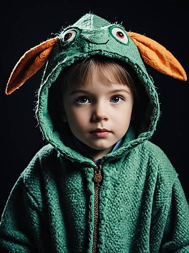 Child in Pascal Costume Portrait