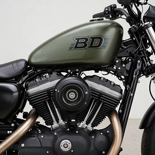 Close-Up Harley-Davidson Iron 883