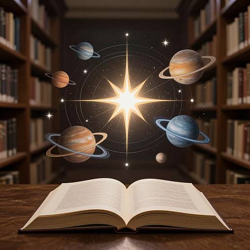Celestial Knowledge in a Whispered Library