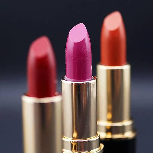Vibrant Lipsticks Close-Up Photo