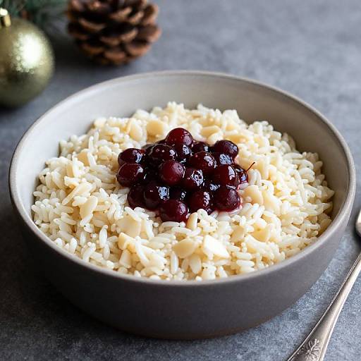 Homemade Risalamande Danish Rice Dessert