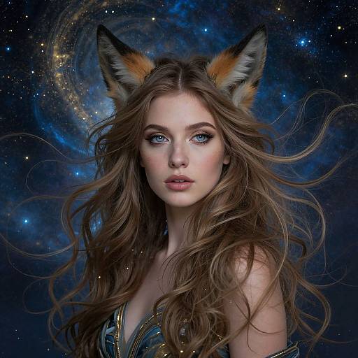 Mystical Woman with Animal Traits