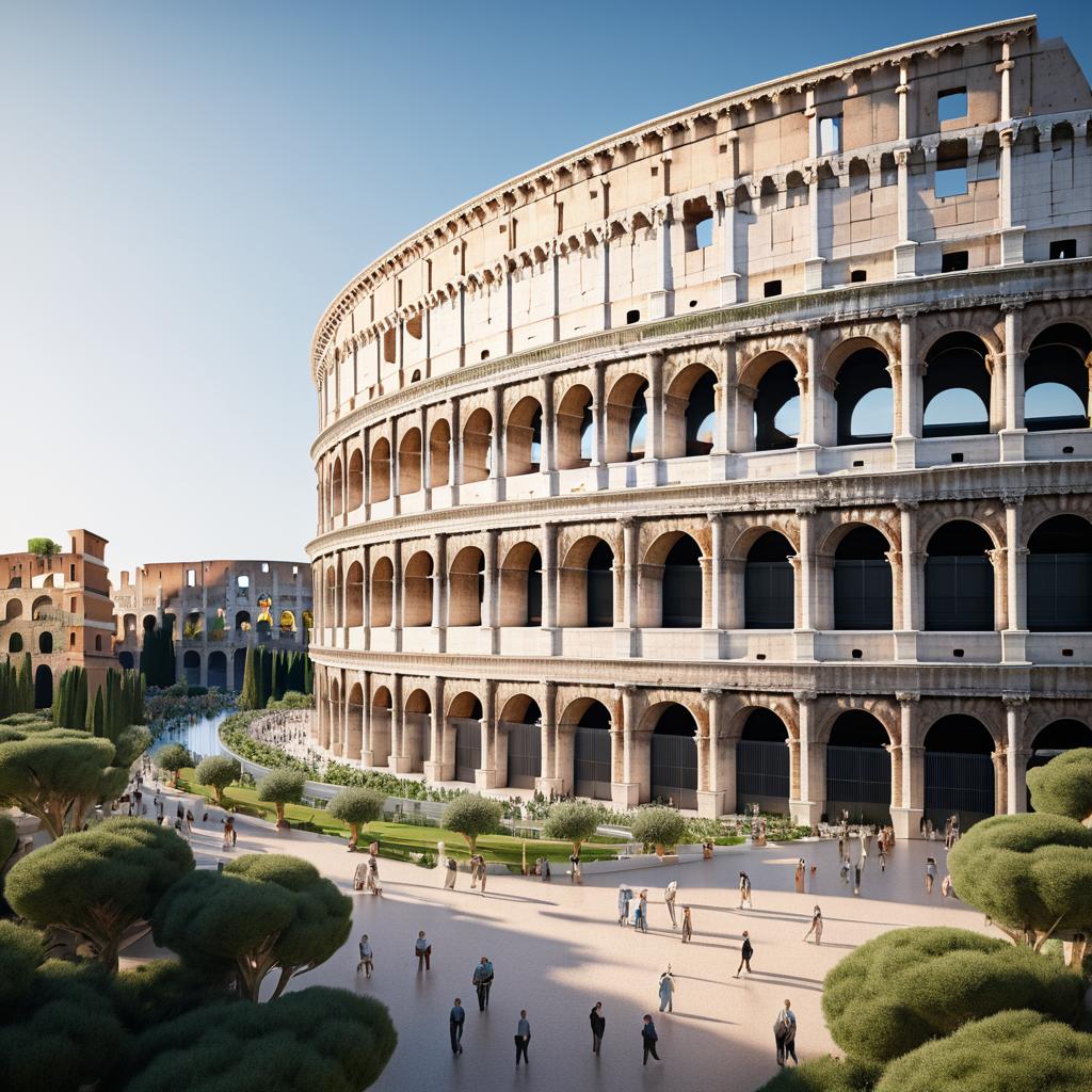 Contemporary Colosseum in Photorealistic Detail