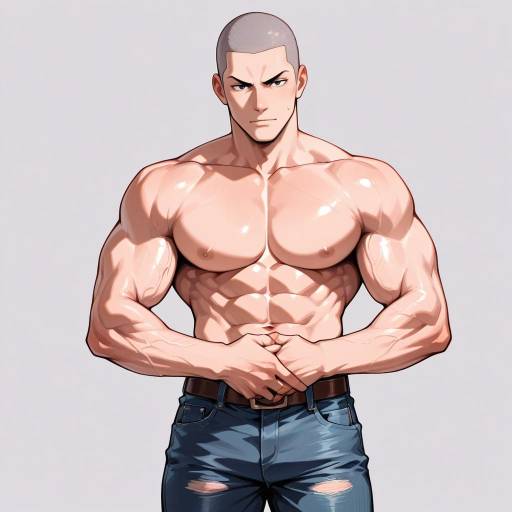 Charismatic Cowboy Shot of a Strong Man Charismatic Cowboy Shot of a Strong Man