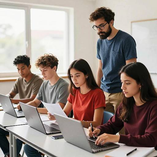 Bright Classroom Study Group with Mentor